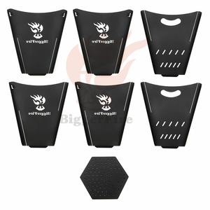 OEM/ODM Modern Steel Fire Pit Stove Small <strong>Folding</strong> Design Camping <strong>Firepit</strong> for Outdoor Patios and Gardens Factory-Packed - Product Image 6