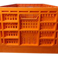Vente en gros de caisses en plastique écologiques en PP style mailles pour légumes Stockage perforé robuste recyclable à bas prix