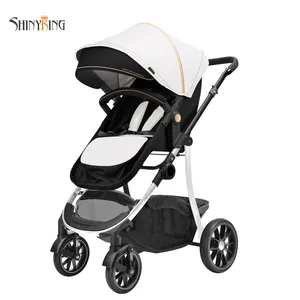 China Supplier New Design 4 wheels 3 in 1 baby pram stroller with big tyers hot sale on line