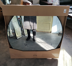 Industrial <strong>Square</strong> Black Metal Frame <strong>Mirror</strong> Wall Mounted Contemporary 80x80cm Home Bathroom Fireplace Frame <strong>Mirror</strong> - Product Image 6