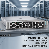 Dells PowerEdge R7715 R7725 Rack Server with 2.5“3.5”Chassis/AMD EPYC 9005 CPU/DDR5 RAM/H365i H965i H975i RAID Card/ Supplier