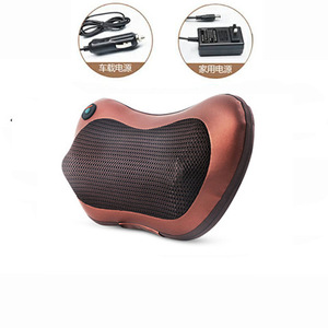 Neck Shoulder Massager CZZ Golden Brown Car Pillow Heating USB Rechargeable Massage Kneading Home Car Use - Product Image 4