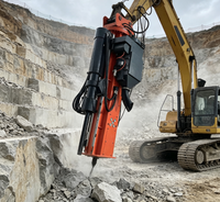 Machine tout-en-un de forage et de fendage pour l'extraction de blocs de pierre en carrière