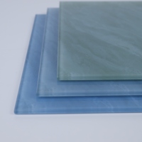 Verre décoratif imprimé effet marbre en céramique frittée, type pierre, pour cloisons intérieures et décoration de bâtiments