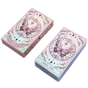 Tarot Wester Classic, jeu de tarot de haute qualité, 78 cartes en papier, nouveau, original, apprentissage et prévision, emballage en boîte couleur papillon rose - Product Image 1