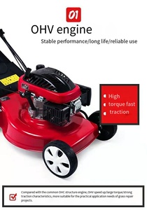 Garden Cordless Cutting Machine Electric Gasoline Hand <b>Push</b> Lawn <b>Mower</b> Automatic Grass Cutting for Farm - Product Image 4
