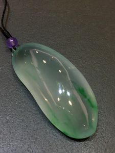 Değerleme sertifikası ile etnik tarzı Jadeite yeşim kolye buda çin dini hediye - Product Image 3