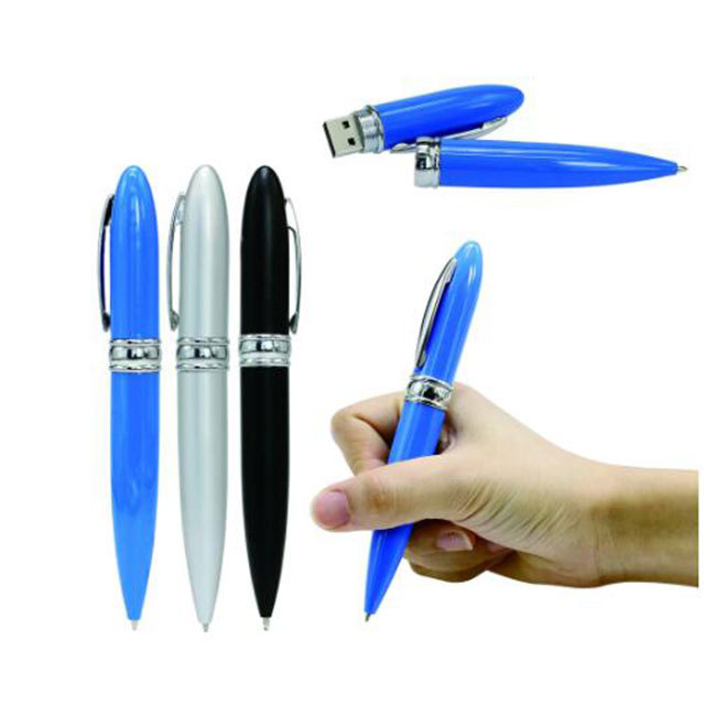 3.0 64GB 32GB 16GB 8GB Pen Drive 2.0 1GB 2GB 4GB Memory Stick Metal Fashion Ballpoint Pen Shape USB Flash Drive