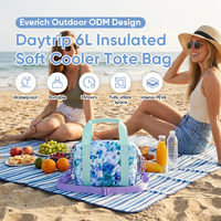 Sac isotherme souple 6L pour pique-nique, design ODM, idéal pour les sorties d'une journée, avec logo personnalisé – Nouveauté 2026, vente chaude