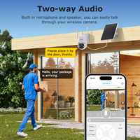 SECTEC HD 2 Objectif 12X Zoom 4G GSM Caméra Solaire Sans Fil Sécurité PTZ Caméra IP65 Extérieure Étanche Détection Humaine CCTV Système IP