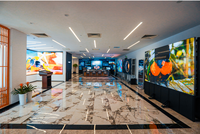 Écran mural LCD de 46 pouces pour vidéo murale, moniteur à cadre étroit de 3,5 mm, affichage publicitaire intérieur fin, OEM ODM, logo personnalisé