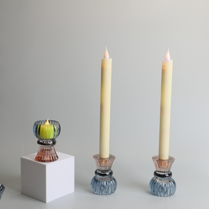 Portacandele Home Decor <span class=keywords><strong>2023</strong></span> nuovo arrivo colorato gradiente rampa portacandele per cono candela di vetro natale - Product Image 5