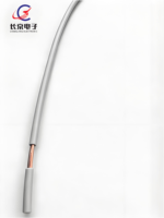 Konektor 3Pin Kustom Sensor Suhu NTC 10K 3950 Kabel Probe Termistor Tahan Air untuk Peralatan Rumah Tangga