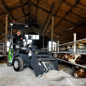 Everun 500kg <span class=keywords><strong>Mini</strong></span> phía trước vườn xẻng có khớp nối pin trang trại hoflader <span class=keywords><strong>Mini</strong></span> radlader Elektro Bánh Xe Tải điện để bán - Product Image 2