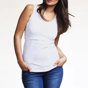 Femmes allaitement maternité débardeurs gilets allaitement <span class=keywords><strong>grossesse</strong></span> gilets Yoga Fitness porter maillots dames vêtements de lactation - Product Image 3