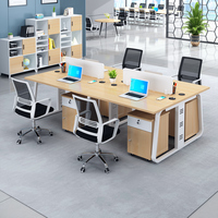 Bureau de direction moderne de style luxueux OEM Premium, mobilier de bureau modulaire E1 MFC, table de direction, bureaux de direction