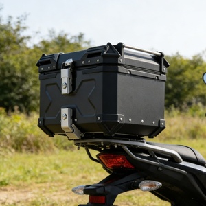 Caja Trasera <span class=keywords><strong>para</strong></span> Motocicleta <span class=keywords><strong>de</strong></span> 40L 45L 55L, Baúl <span class=keywords><strong>de</strong></span> Aleación <span class=keywords><strong>de</strong></span> <span class=keywords><strong>Aluminio</strong></span>, Maleta Superior Negra <span class=keywords><strong>para</strong></span> Moto - Product Image 6