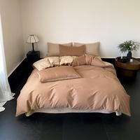 Parure de lit chaude en coton brossé 100% pur 50S, douce comme la peau de pêche, épaisse et anti-boulochage, idéale pour l'hiver humide et froid