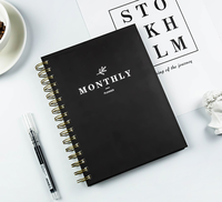Carnets à spirale reliés par fil, vente en gros, A5, couverture rigide, agenda personnalisé, journal, impression de carnets, carnet à spirale pour étudiants