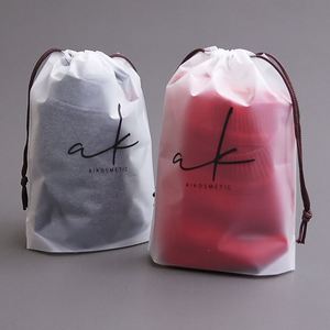 Pochette personnalisée imprimée en EVA PE durable, résistante à l'humidité, pour maquillage, vêtements, emballage plastique, shopping - Product Image 3