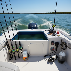 Bomba de Aireación Livewell de 12V y 500 GPH con Doble Entrada, Resistente a la Corrosión, para Agua Dulce y Marina - Product Image 2