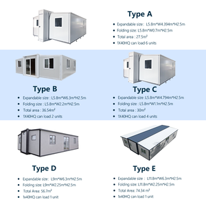 Tùy chỉnh trang trí 20ft 40ft xách tay nhà ở gấp prefab di động Tiny mở rộng container <span class=keywords><strong>Modular</strong></span> Duplex nhà nhà - Product Image 3