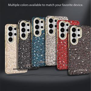 Fundas Magnéticas para Teléfono Móvil con Diamantes Brillantes para Samsung S26 S23 S24 Ultra S25 Plus, Recubrimiento Anti-Golpes - Product Image 3
