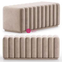 Yicheng Beauty Tabouret de canapé long en tissu, design moderne et épuré, pour chambre à coucher, bout de lit, vestiaire, espace à chaussures, hôtel, salon, haute qualité