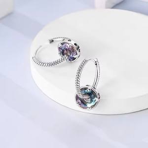 Nuevos Pendientes Colgantes de Plata de Ley 925 con Estrella, Corazón, Mariposa, Perla de Agua Dulce y Cristal de Zirconia para Mujer, Moda Femenina - Product Image 6