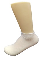 Chaussettes décontractées blanches jetables en nylon épais de haute qualité pour le printemps, à usage unique