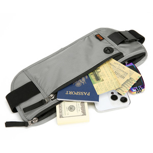 Oem Oxford Fanny Pack <b>Document</b> <b>Bag</b> Passport <b>Bag</b> for Travelling Ticket Rfid Storage Funny Pack Waterproof Sport Running Waist <b>Bag</b> - Product Image 6
