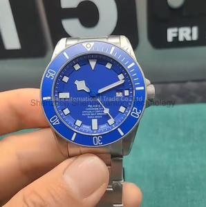 44mm 남성용 다이버 시계 904L 스틸 3235 심해 방수 자동 기계식 시계 스테인레스 스틸 밴드 포인터 다이얼 - Product Image 4