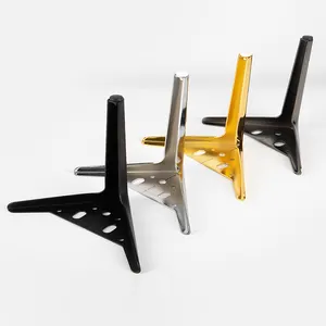 आधुनिक टेबल आयरन धातु पैर कारखाने काले सोना क्रोम लकड़ी फर्नीचर के लिए धातु सोफा पैर