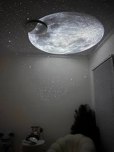 Lampe projecteur LED UFO Galaxie Étoile avec abat-jour blanc, films de projection ciel étoilé (sans projecteur) - Product Image 4