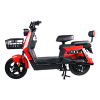 Vélo électrique de ville de haute qualité avec moteur 1000W, roues de 14 pouces, batterie 48V 15Ah 20Ah, livraison rapide, vélo électrique à batterie au plomb-acide, E-Moped, Ebike
