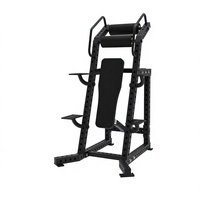 Appareil Commercial Réglable pour Abdominaux et Entraînement du Core, Machine à Sit-up Inversée, Équipement Vertical pour Relevé des Genoux pour Salle de Sport