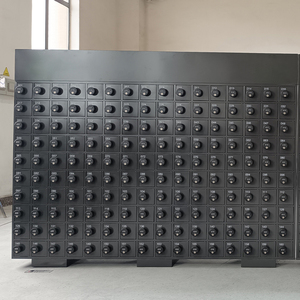 Casiers en acier avec serrure à clé, 100 compartiments, montage au sol, armoire de rangement durable pour salle de sport, sport, plage - Product Image 3