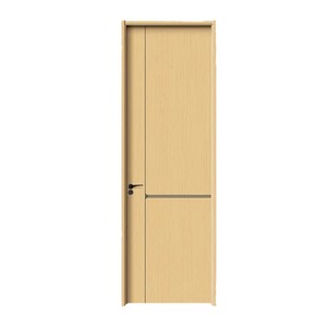 Pháp nhập cảnh sang trọng màu vàng gỗ rắn hiện đại hoàn thành phòng ngủ nghiên cứu nội thất Cửa Cách âm 5 năm bảo hành không sơn - Product Image 5