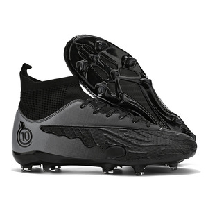 Chaussures <span class=keywords><strong>de</strong></span> football d'automne pour hommes, femmes, étudiants et adultes – Crampons professionnels respirants pour entraînement sur gazon artificiel (AG) à crampons longs et multiples - Product Image 3