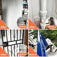 Peinture de rénovation pratique pour tuiles en acier coloré, haute adhérence, à base d'acides organiques, revêtement liquide pour toitures BAIRIJU YT-0202