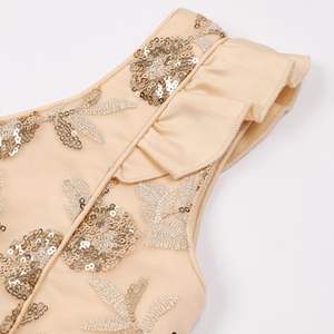 Nouvelle robe pour filles à manches volantes, robe à paillettes pour enfants, jupe de fête, robe de princesse - Product Image 3