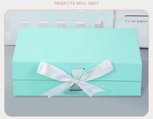Boîtes cadeaux en gros <span class=keywords><strong>orange</strong></span> et or, petites, avec ruban gros-grain <span class=keywords><strong>fixe</strong></span>, format A4, blanches, pliables, magnétiques, avec ruban - Product Image 3