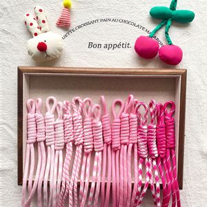 Vente en gros de porte-clés de <span class=keywords><strong>voiture</strong></span> en corde tressée en nylon - Product Image 2