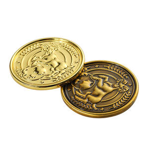 Fabbricazione Custom Design di alta qualità 3d monete d'oro Commemorative oro antico 2 3 pollici in lega di zinco metallo Souvenir moneta - Product Image 2