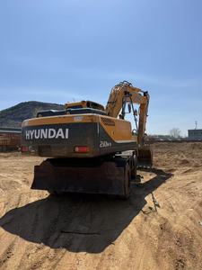 Excavadoras Usadas a Buen Precio, Excavadora de Ruedas Hyundai 210 Usada para Construcción de Viviendas, Disponible en Stock para la Venta - Product Image 2