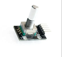 Kit Potensiometer Merek Asli, Tombol Putar 360 Derajat, Modul Encoder KY-040, Sensor Brick, Saklar, Papan Pengembangan, Pin