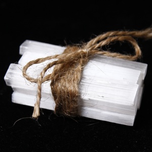 Set Regalo di Cristalli Grezzi di <span class=keywords><strong>Selenite</strong></span> Bianca Naturale all'Ingrosso per Meditazione - Product Image 2