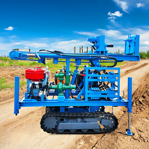 Chuyên nghiệp 220V đa chức năng nhỏ nước giếng khoan Giàn Khoan 200m chiều sâu hộp Số động cơ bơm mang lõi để bán - Product Image 2