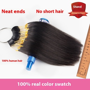 Bất Remy tóc Trung Quốc Clip-in tóc bó cho thử nghiệm thử nghiệm trong làm tóc cho tất cả các màu sắc - Product Image 2