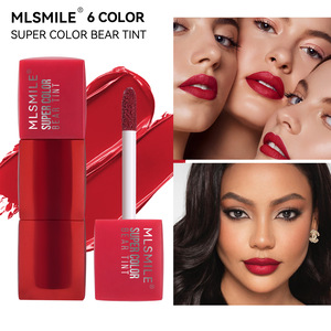 <span class=keywords><strong>Rouge</strong></span> à lèvres mat végétalien exclusif qui ne colle pas aux tasses, gloss mat hydratant effet velours, teinte à lèvres longue tenue et waterproof - Product Image 1